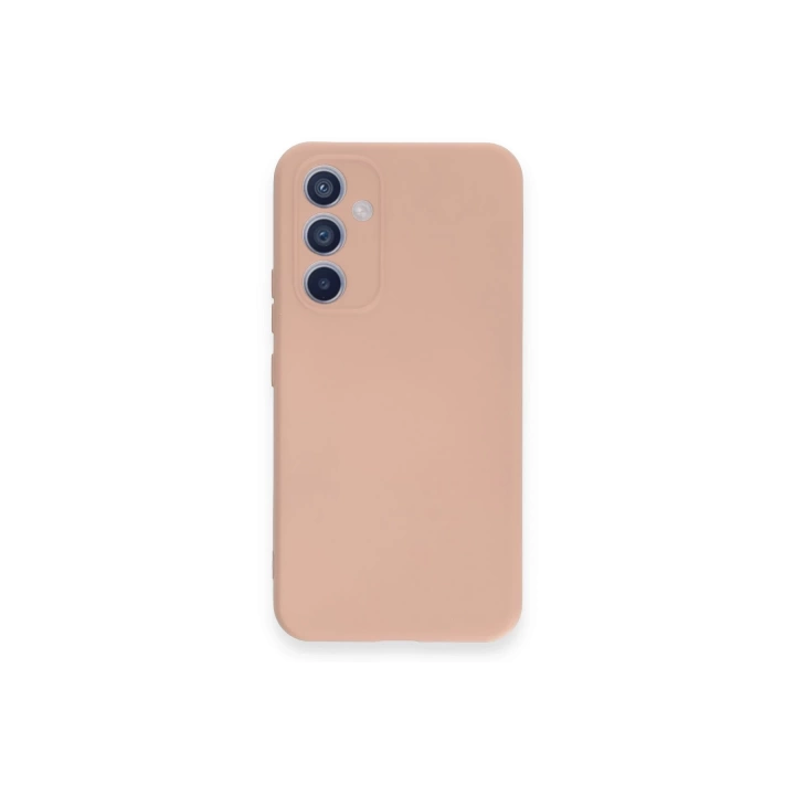 BFS  Samsung Galaxy A34 5G Kılıf Nano içi Kadife Silikon - Pudra