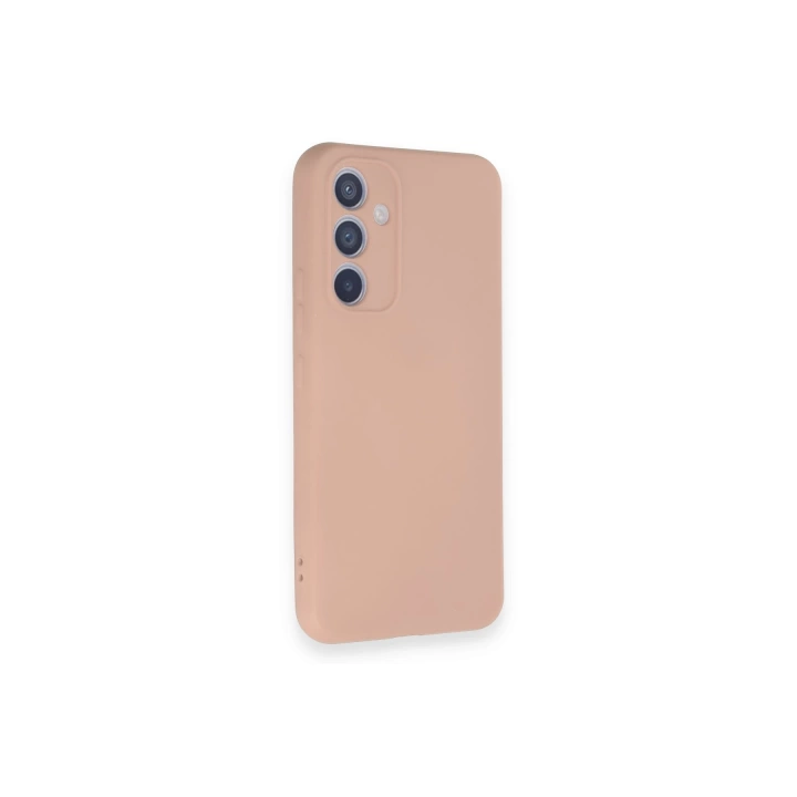 BFS  Samsung Galaxy A34 5G Kılıf Nano içi Kadife Silikon - Pudra