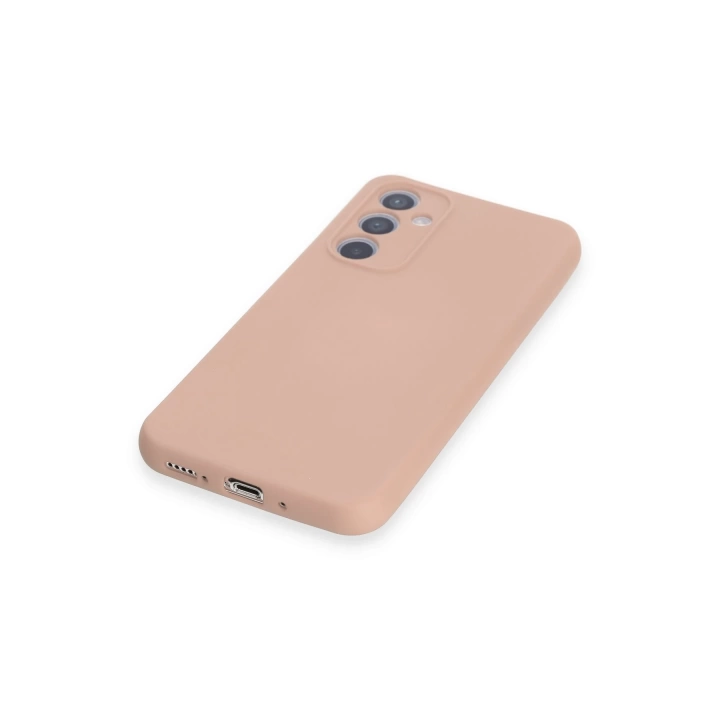 BFS  Samsung Galaxy A34 5G Kılıf Nano içi Kadife Silikon - Pudra