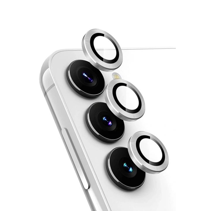 BFS Samsung Galaxy A34 5G Valdez Metal Kamera Lens - Gümüş
