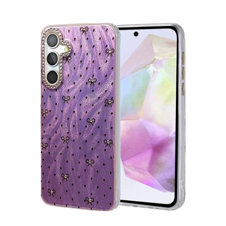 BFS Samsung Galaxy A35 5G Kılıf Blade Aynalı Desenli Kapak - Desen 2