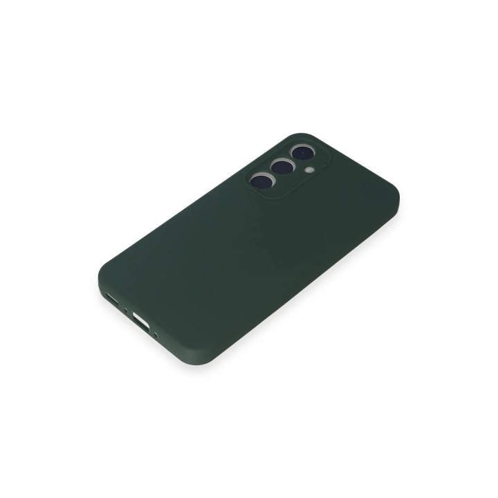 BFS  Samsung Galaxy A35 5G Kılıf First Silikon - Koyu Yeşil
