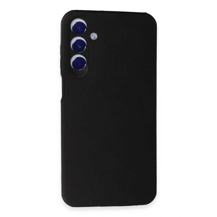BFS Samsung Galaxy A35 5G Kılıf Loop Deri Silikon - Siyah