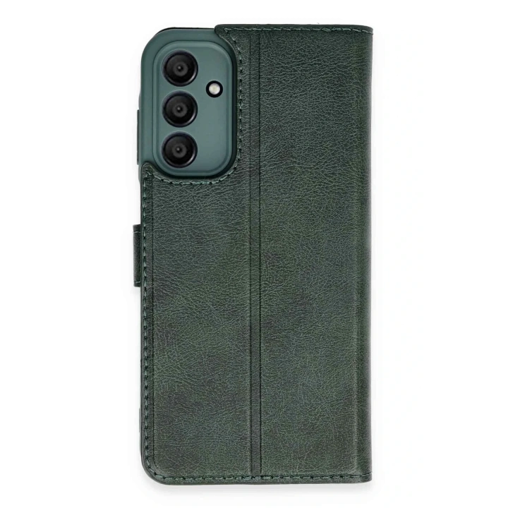 BFS  Samsung Galaxy A35 5G Kılıf Trend S Plus Kapaklı Kılıf - Yeşil