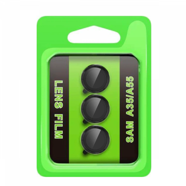 BFS  Samsung Galaxy A35 5G Raze Metal Kamera Lens - Siyah