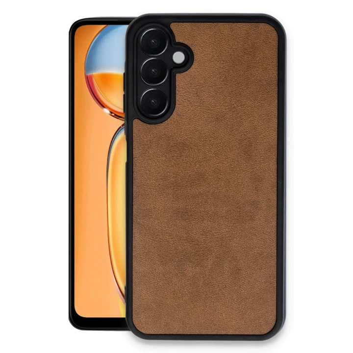 BFS  Samsung Galaxy A36 Kılıf Aras Deri Kapak - Taba