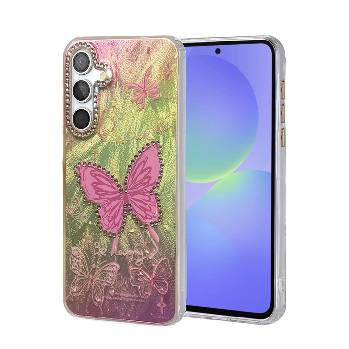 BFS Samsung Galaxy A36 Kılıf Blade Aynalı Desenli Kapak - Desen 5