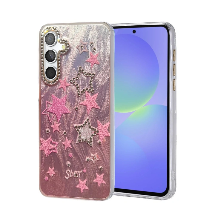 BFS Samsung Galaxy A36 Kılıf Blade Aynalı Desenli Kapak - Desen 7
