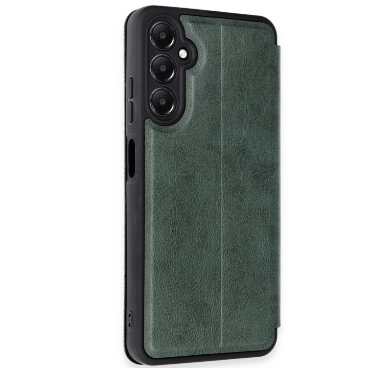 BFS  Samsung Galaxy A36 Kılıf Flip Cover - Koyu Yeşil