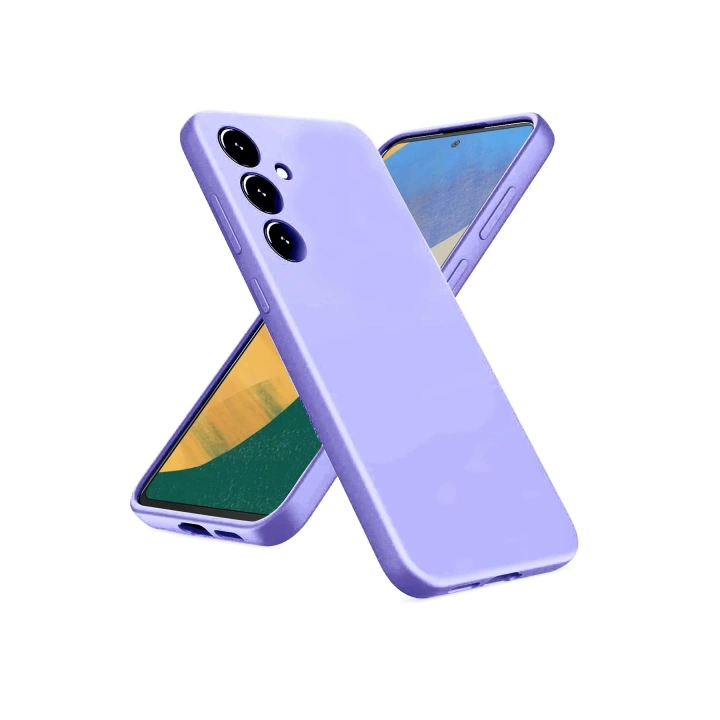 BFS  Samsung Galaxy A36 Kılıf Nano içi Kadife Silikon - Lila