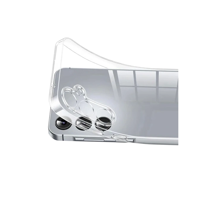 BFS  Samsung Galaxy A37 5G Lüx Şeffaf Silikon - Şeffaf