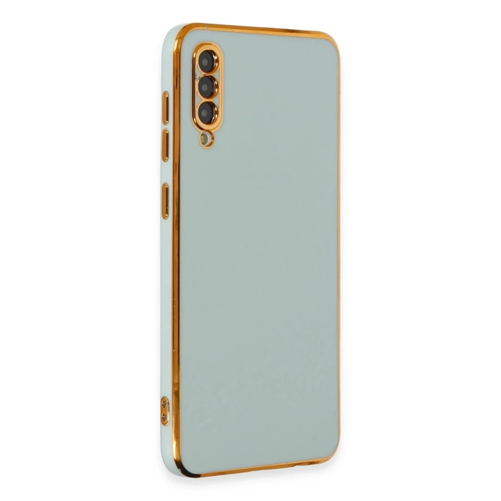 BFS  Samsung Galaxy A50 Kılıf Volet Silikon - Açık Yeşil