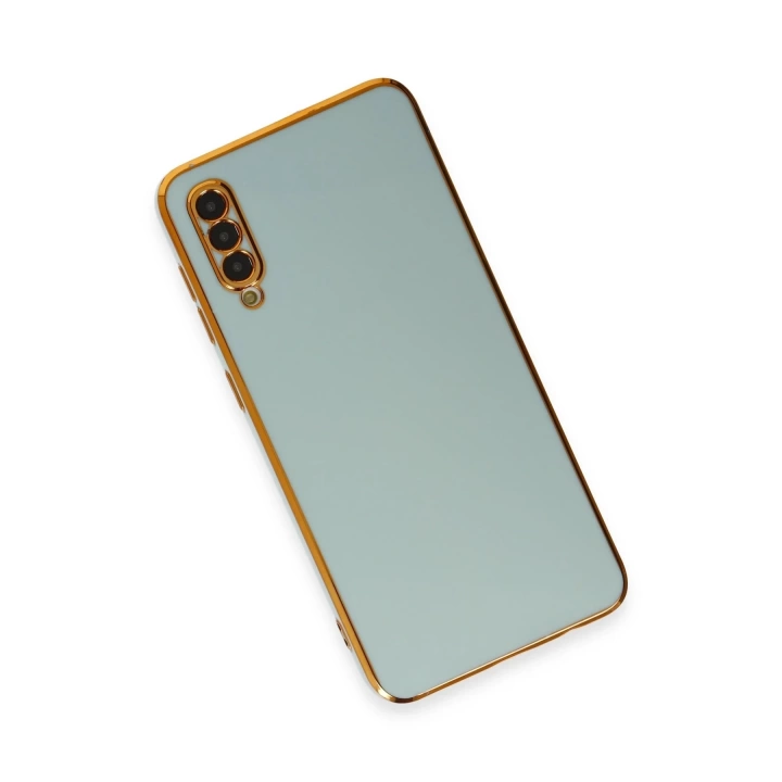 BFS  Samsung Galaxy A50 Kılıf Volet Silikon - Açık Yeşil