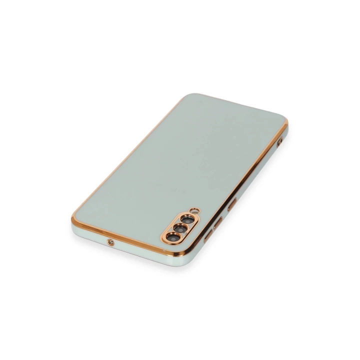 BFS  Samsung Galaxy A50 Kılıf Volet Silikon - Açık Yeşil