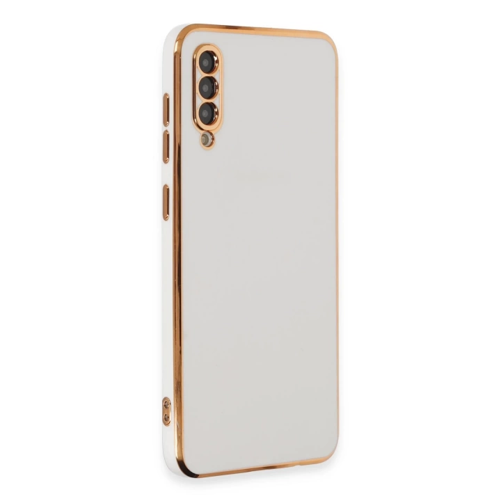 BFS  Samsung Galaxy A50 Kılıf Volet Silikon - Beyaz