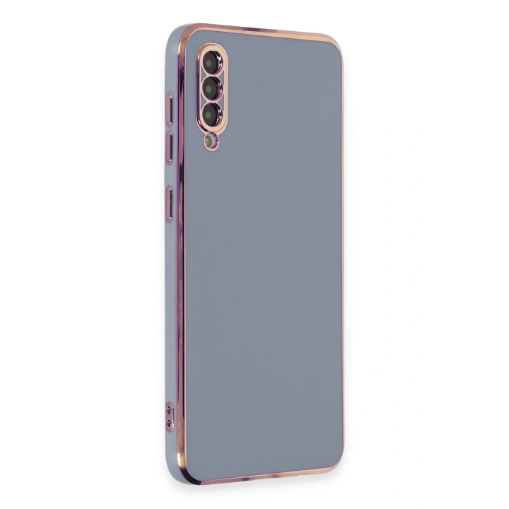 BFS  Samsung Galaxy A50 Kılıf Volet Silikon - Mavi