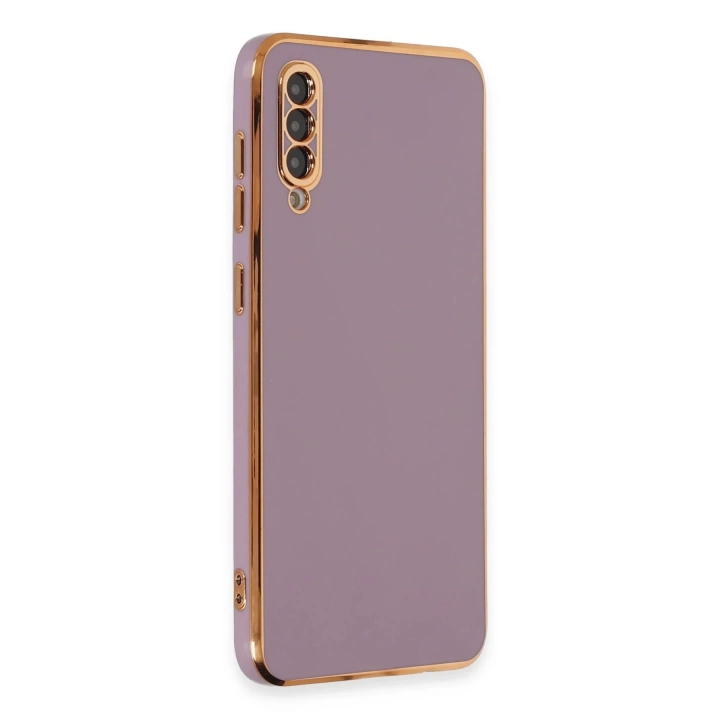BFS  Samsung Galaxy A50 Kılıf Volet Silikon - Mor