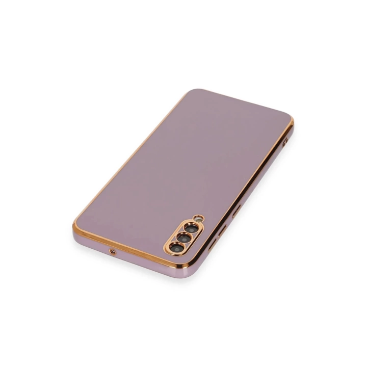 BFS  Samsung Galaxy A50 Kılıf Volet Silikon - Mor