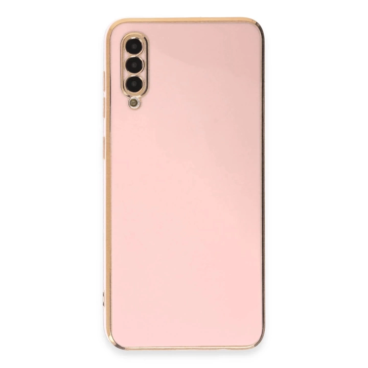 BFS  Samsung Galaxy A50 Kılıf Volet Silikon - Pembe