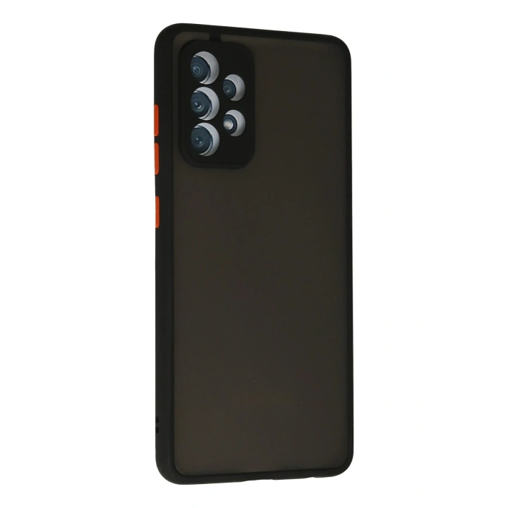 BFS  Samsung Galaxy A52 Kılıf Montreal Silikon Kapak - Siyah