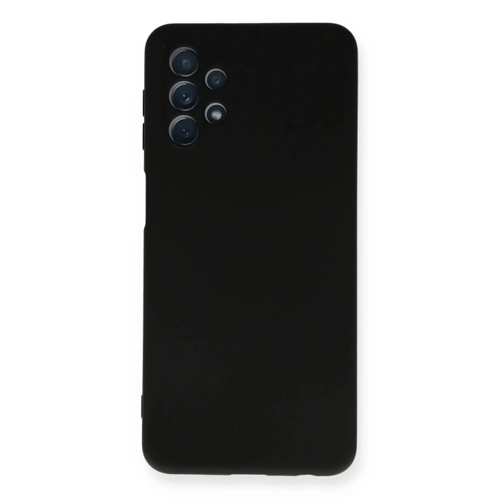 BFS  Samsung Galaxy A52 Kılıf Nano içi Kadife Silikon - Siyah