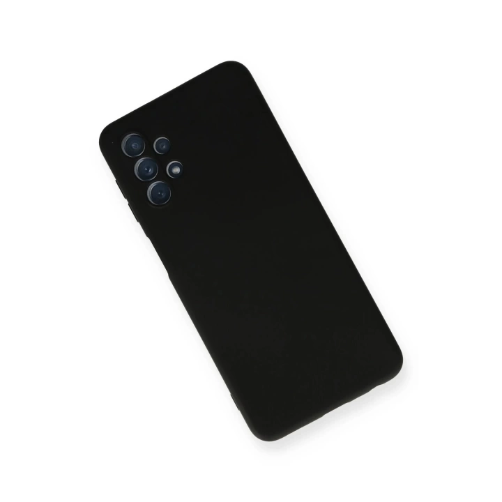 BFS  Samsung Galaxy A52 Kılıf Nano içi Kadife Silikon - Siyah