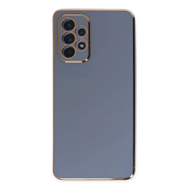 BFS  Samsung Galaxy A52 Kılıf Volet Silikon - Mavi