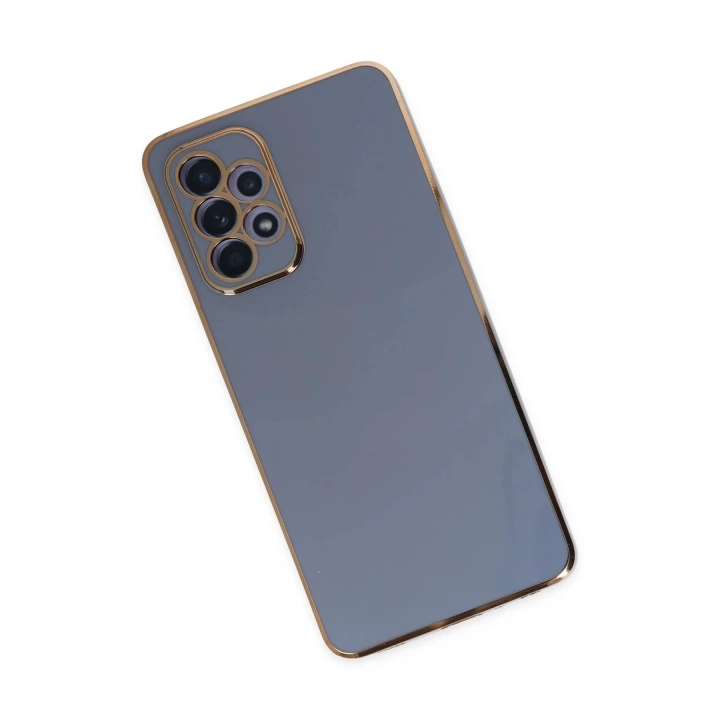 BFS  Samsung Galaxy A52 Kılıf Volet Silikon - Mavi