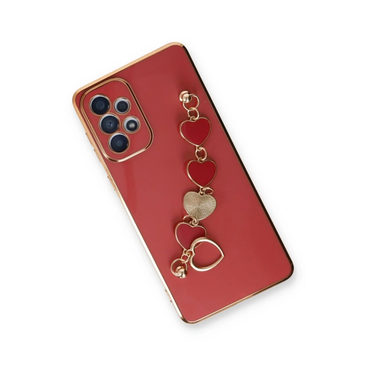 BFS  Samsung Galaxy A53 5G Kılıf Esila Silikon - Kırmızı