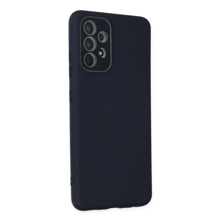 BFS  Samsung Galaxy A53 5G Kılıf Lansman Glass Kapak - Lacivert