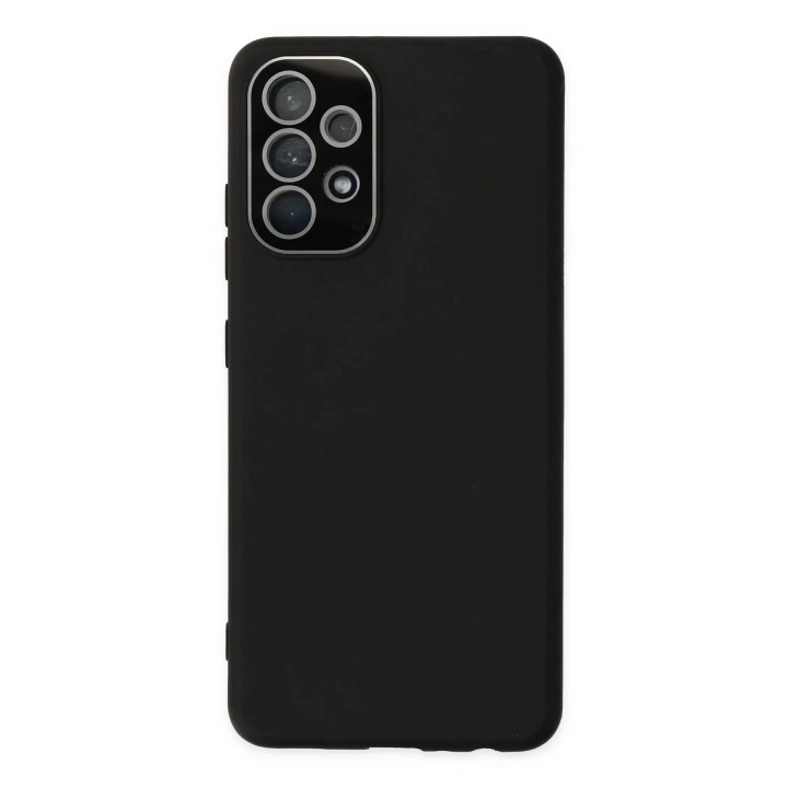 BFS  Samsung Galaxy A53 5G Kılıf Lansman Glass Kapak - Siyah