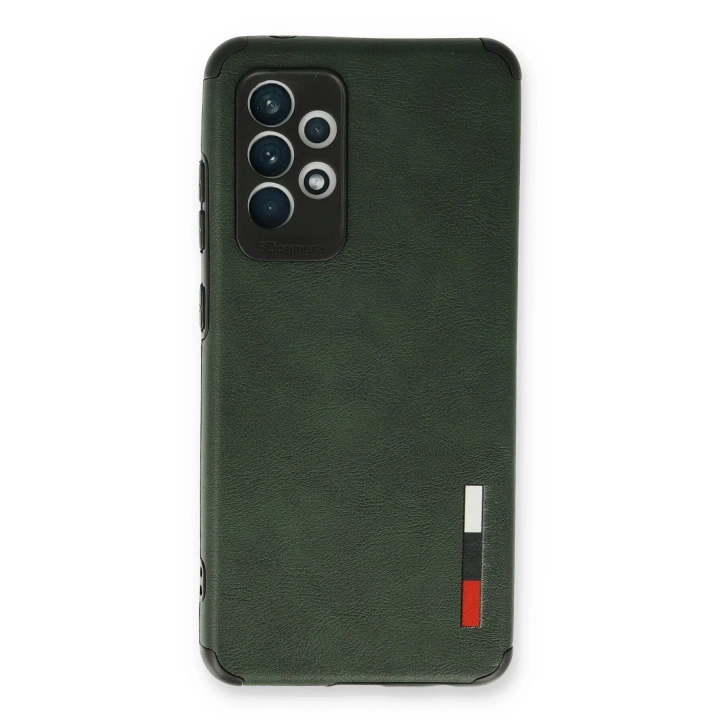 BFS  Samsung Galaxy A53 5G Kılıf Loop Deri Silikon - Yeşil