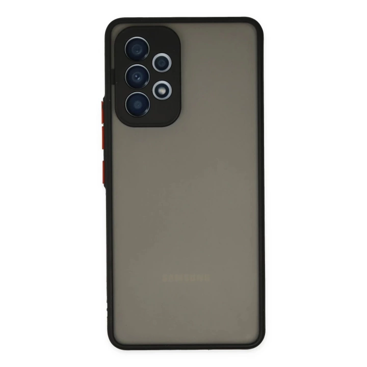 BFS  Samsung Galaxy A53 5G Kılıf Montreal Silikon Kapak - Siyah