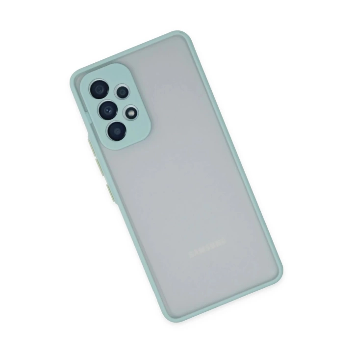 BFS  Samsung Galaxy A53 5G Kılıf Montreal Silikon Kapak - Turkuaz