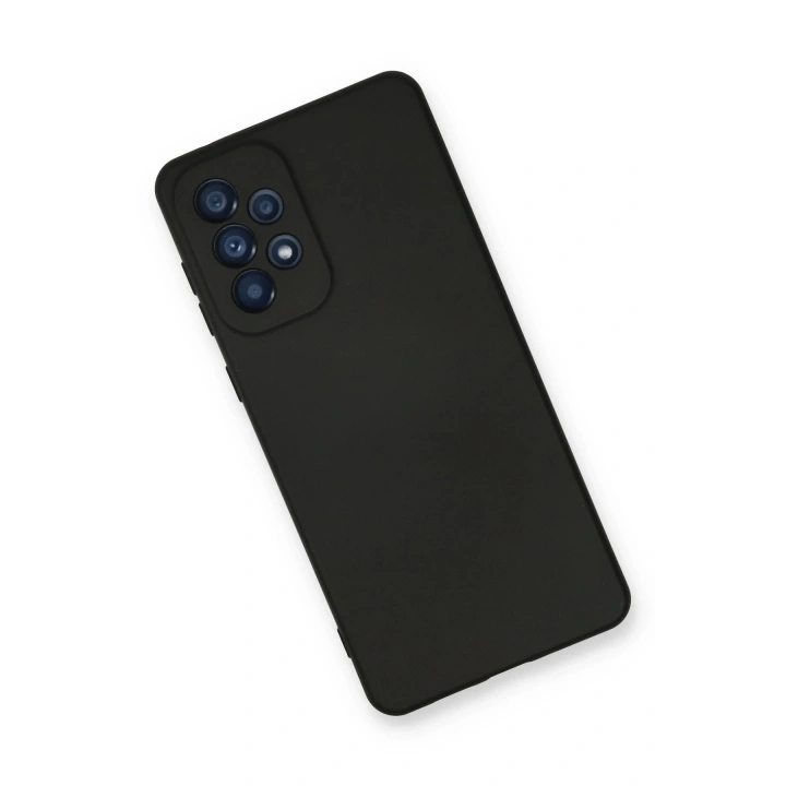 BFS Samsung Galaxy A53 5G Kılıf Nano içi Kadife Silikon - Siyah