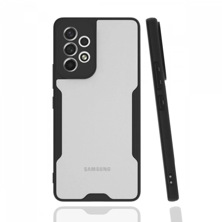 BFS  Samsung Galaxy A53 5G Kılıf Platin Silikon - Siyah