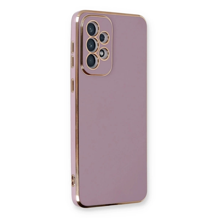 BFS  Samsung Galaxy A53 5G Kılıf Volet Silikon - Mor