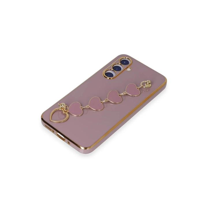 BFS  Samsung Galaxy A54 5G Kılıf Esila Silikon - Mor