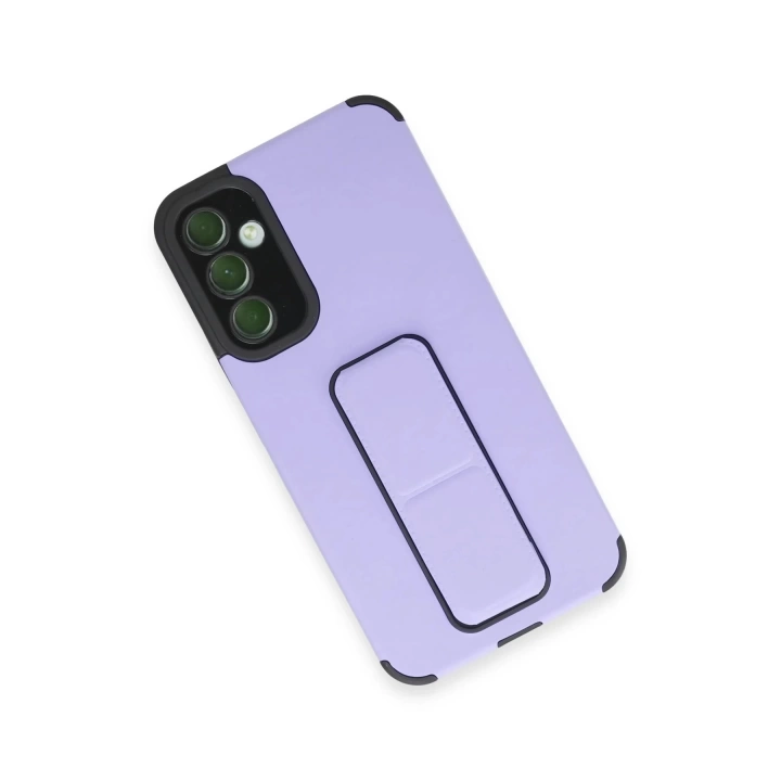 BFS  Samsung Galaxy A54 5G Kılıf Mega Standlı Silikon - Lila
