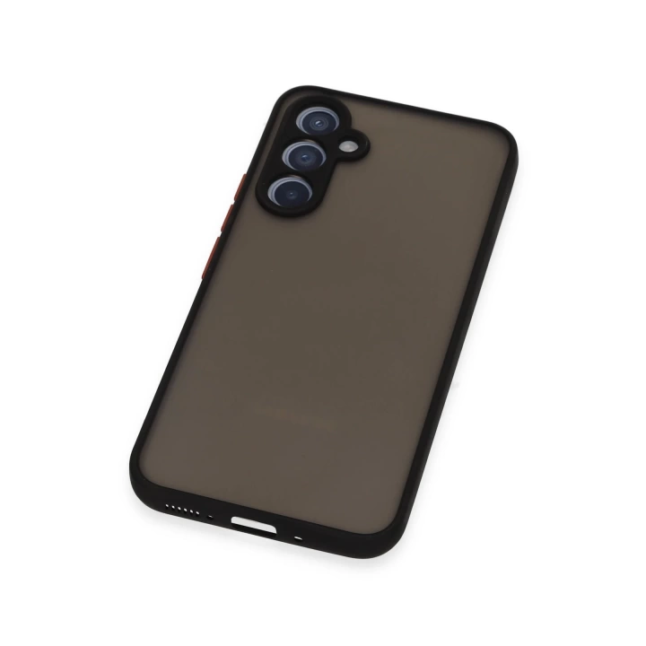 BFS  Samsung Galaxy A54 5G Kılıf Montreal Silikon Kapak - Siyah