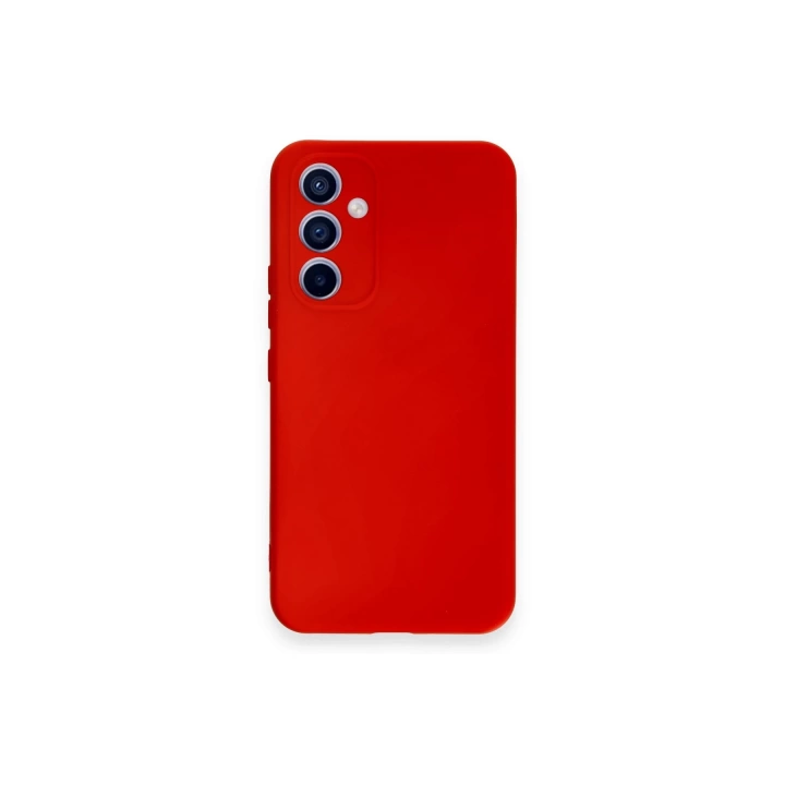 BFS  Samsung Galaxy A54 5G Kılıf Nano içi Kadife Silikon - Kırmızı
