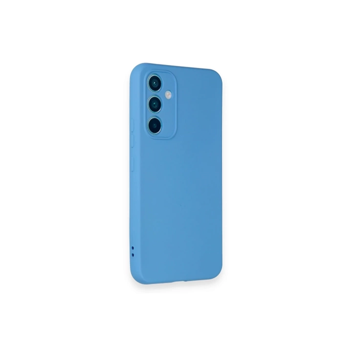 BFS  Samsung Galaxy A54 5G Kılıf Nano içi Kadife Silikon - Mavi