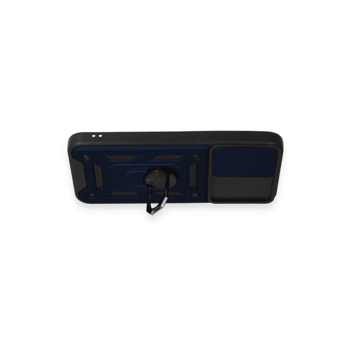 BFS  Samsung Galaxy A54 5G Kılıf Pars Lens Yüzüklü Silikon - Lacivert