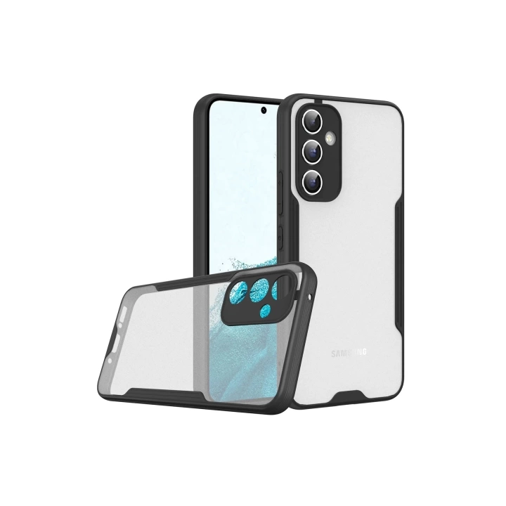 BFS  Samsung Galaxy A54 5G Kılıf Platin Silikon - Siyah