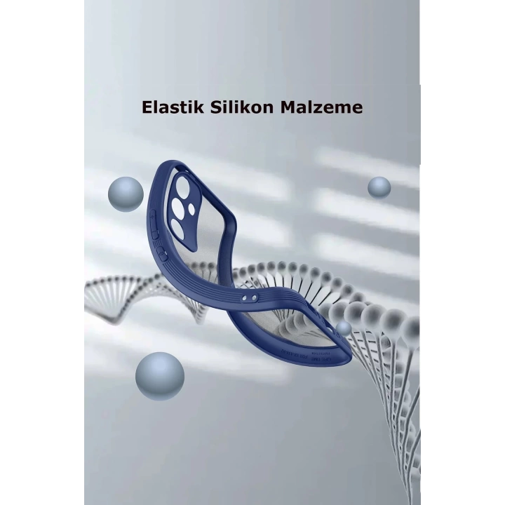 BFS  Samsung Galaxy A54 5G Kılıf Platin Silikon - Siyah