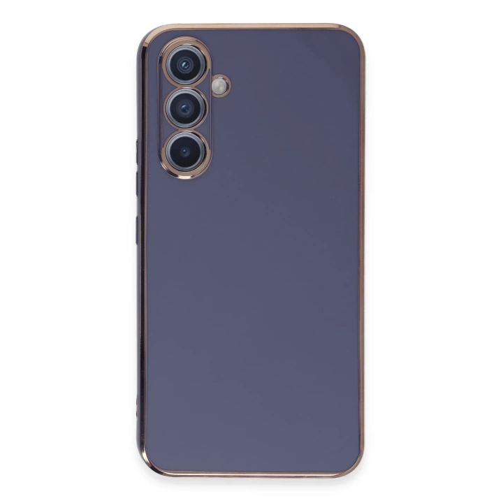 BFS  Samsung Galaxy A54 5G Kılıf Volet Silikon - Mavi