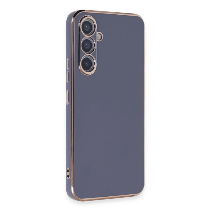BFS  Samsung Galaxy A54 5G Kılıf Volet Silikon - Mavi