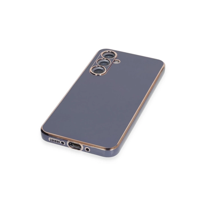 BFS  Samsung Galaxy A54 5G Kılıf Volet Silikon - Mavi