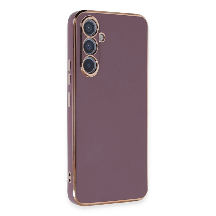BFS  Samsung Galaxy A54 5G Kılıf Volet Silikon - Mor