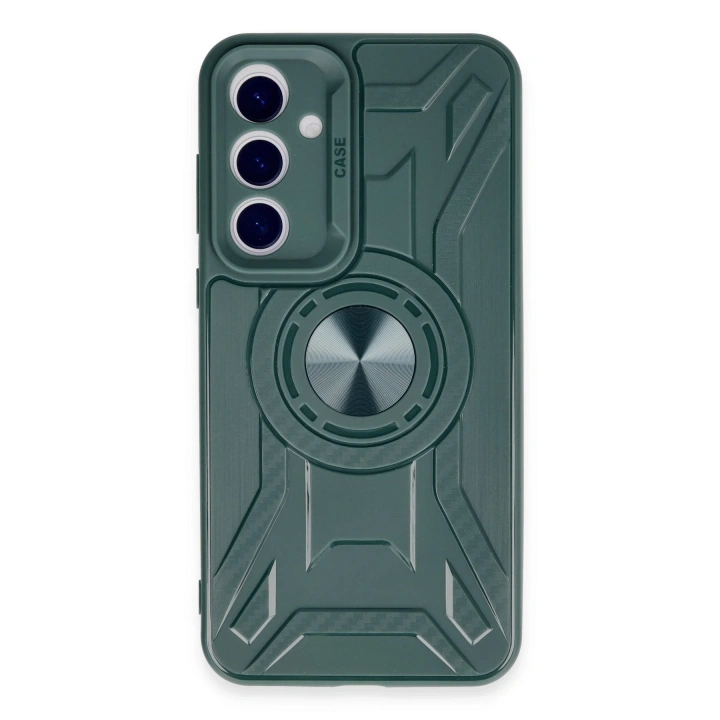 BFS  Samsung Galaxy A55 5G Kılıf Lincoln Silikon - Koyu Yeşil